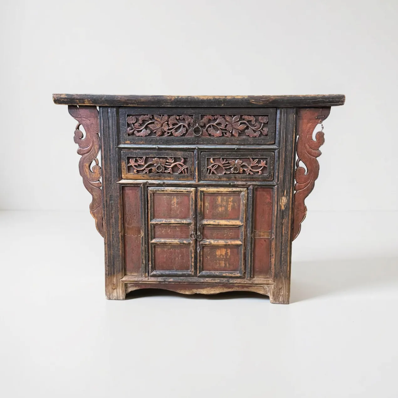 Console snijwerk naturel uniek