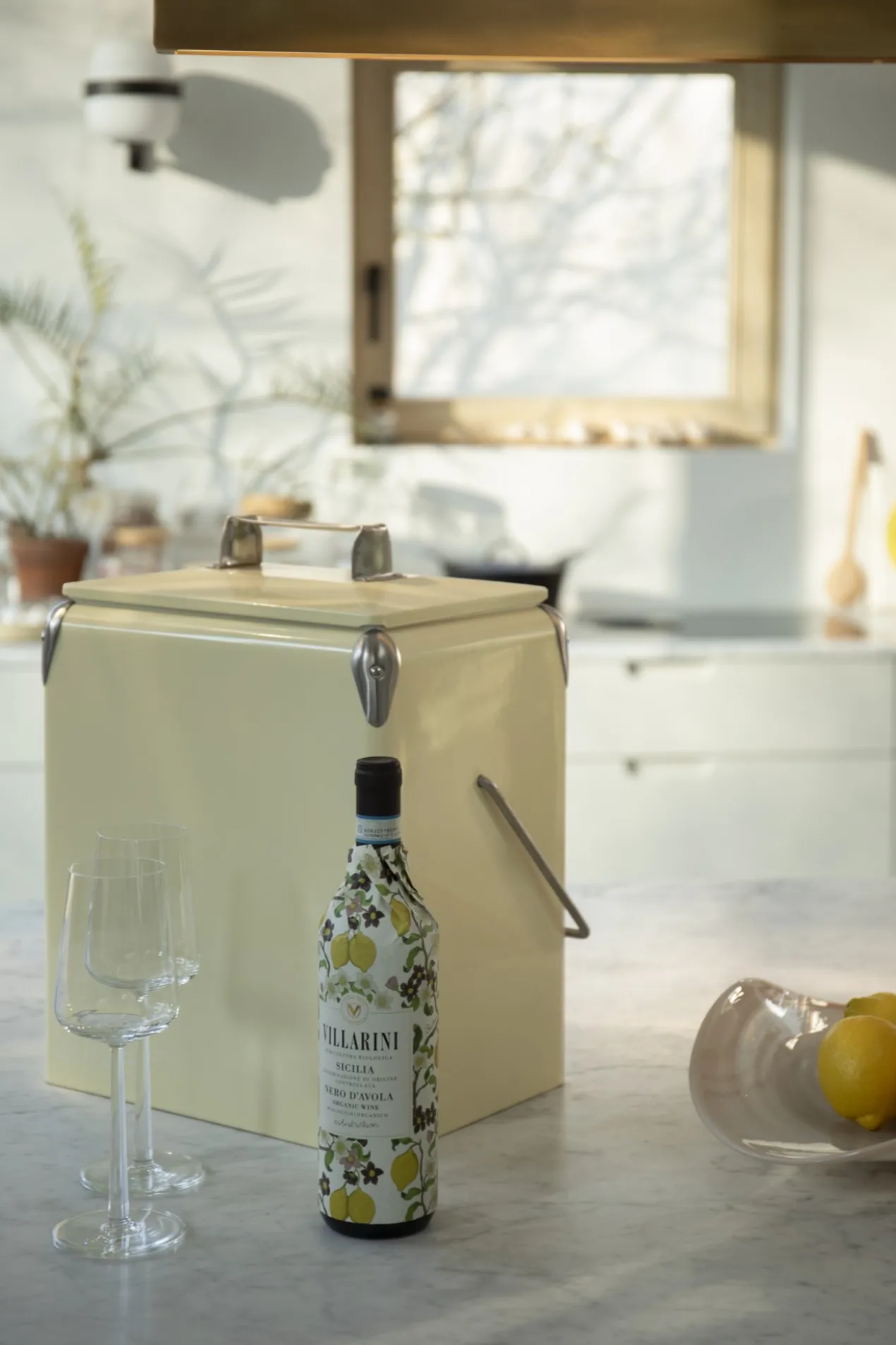 Cooler be wijn lemon