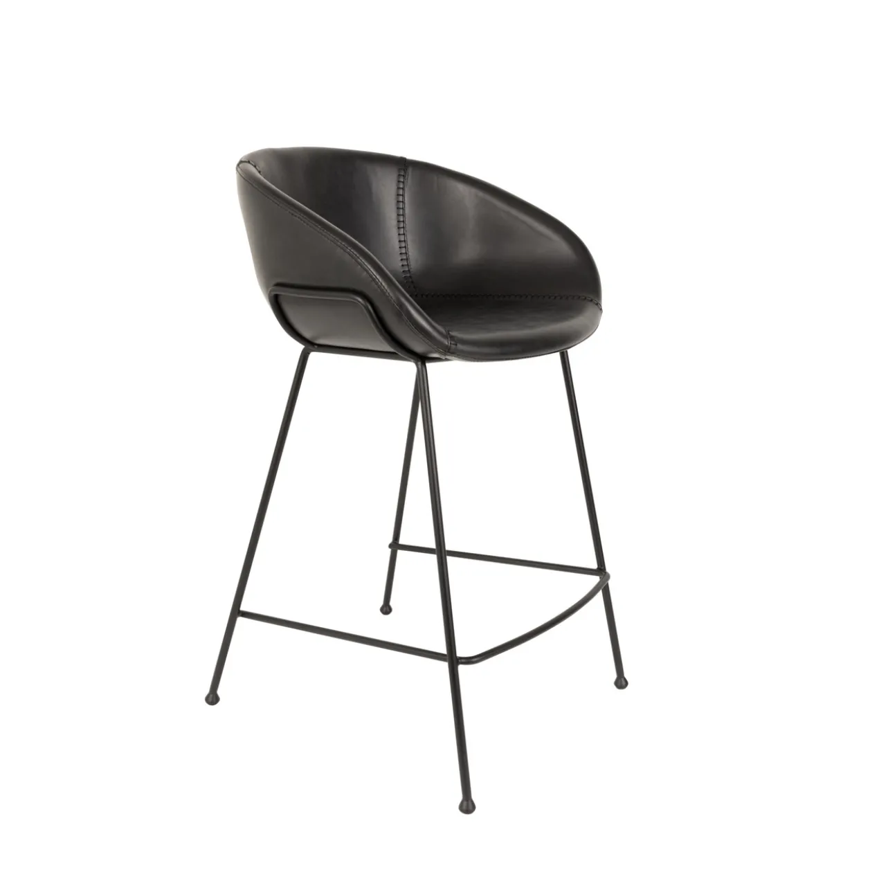 Counter kruk feston zwart