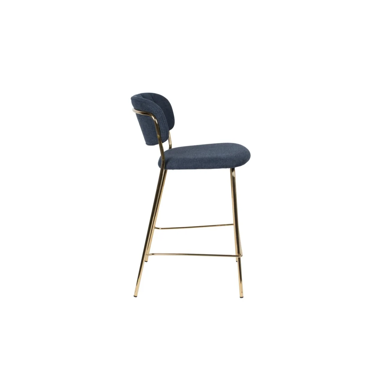 Counter kruk jolien goud/donker blauw