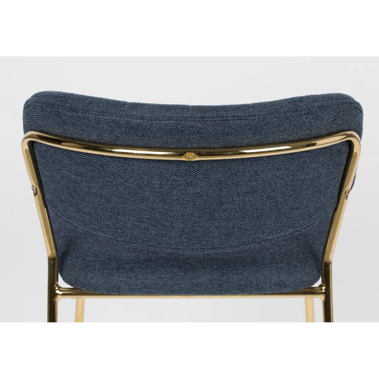 Counter kruk jolien goud/donker blauw