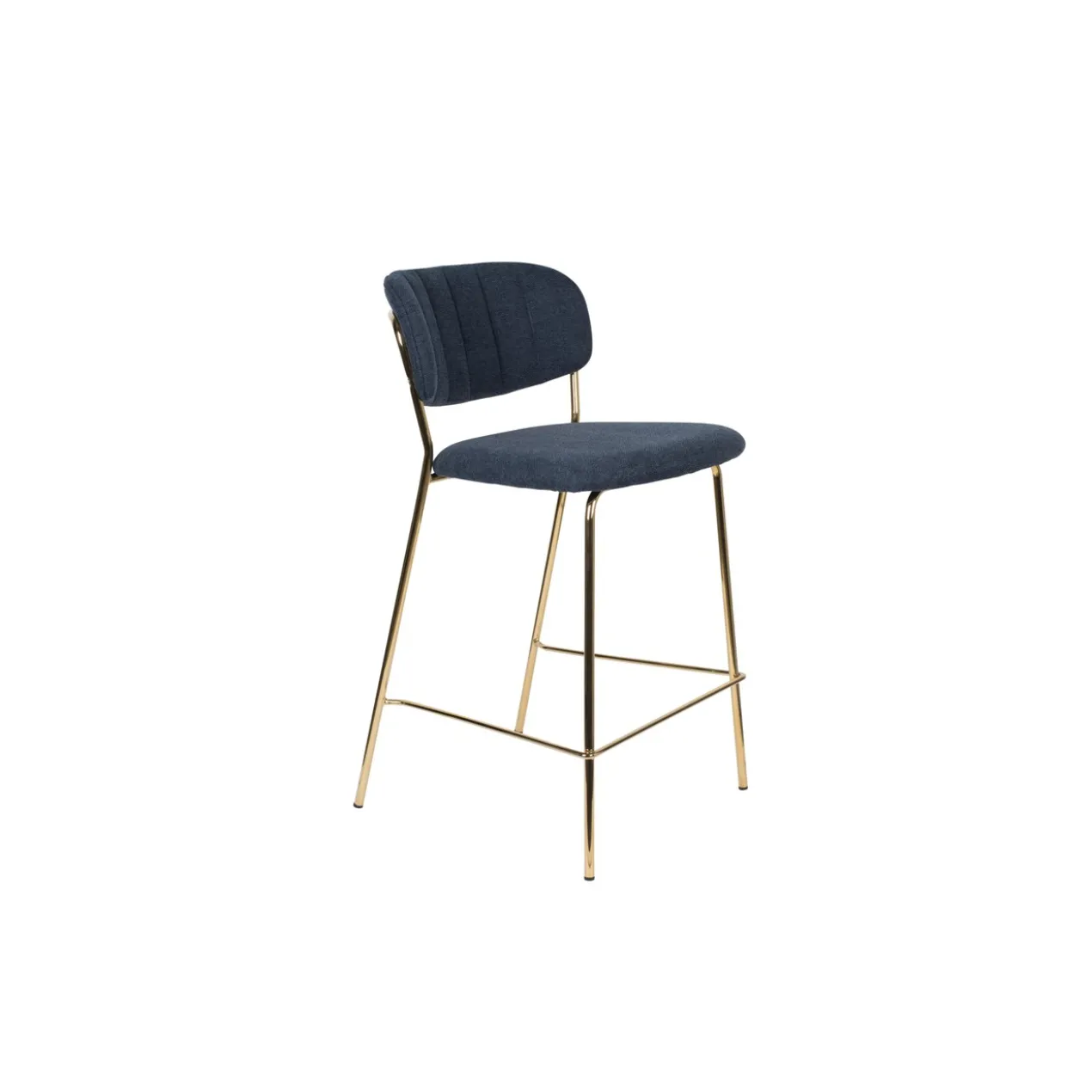 Counter kruk jolien goud/donker blauw