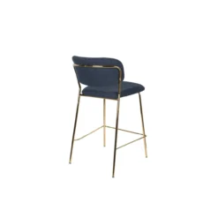 Counter kruk jolien goud/donker blauw
