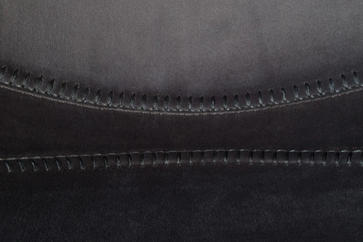 Counter stool franky velvet grey