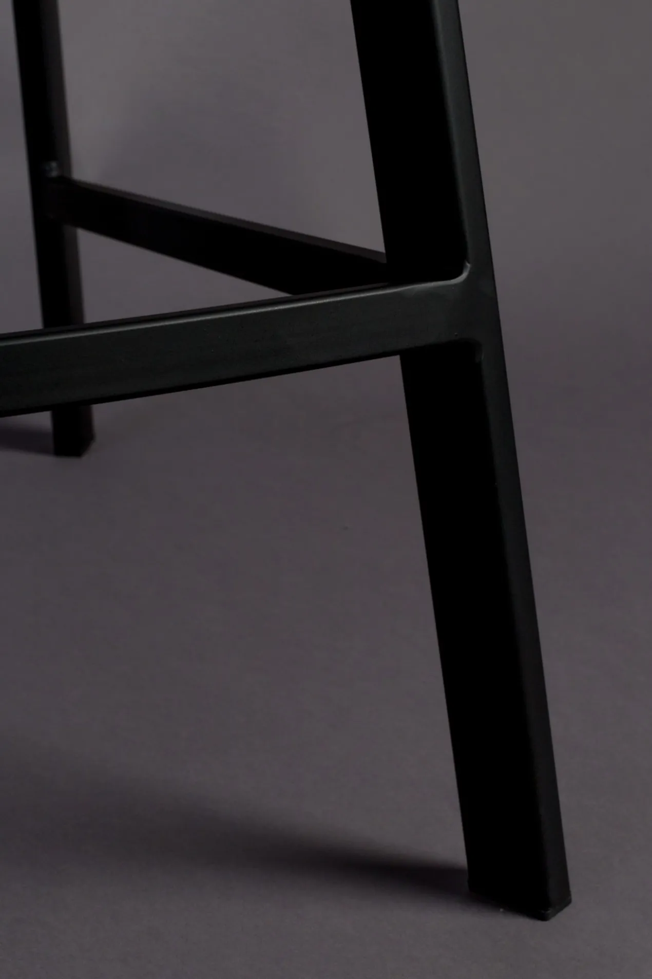Counter stool franky velvet grey