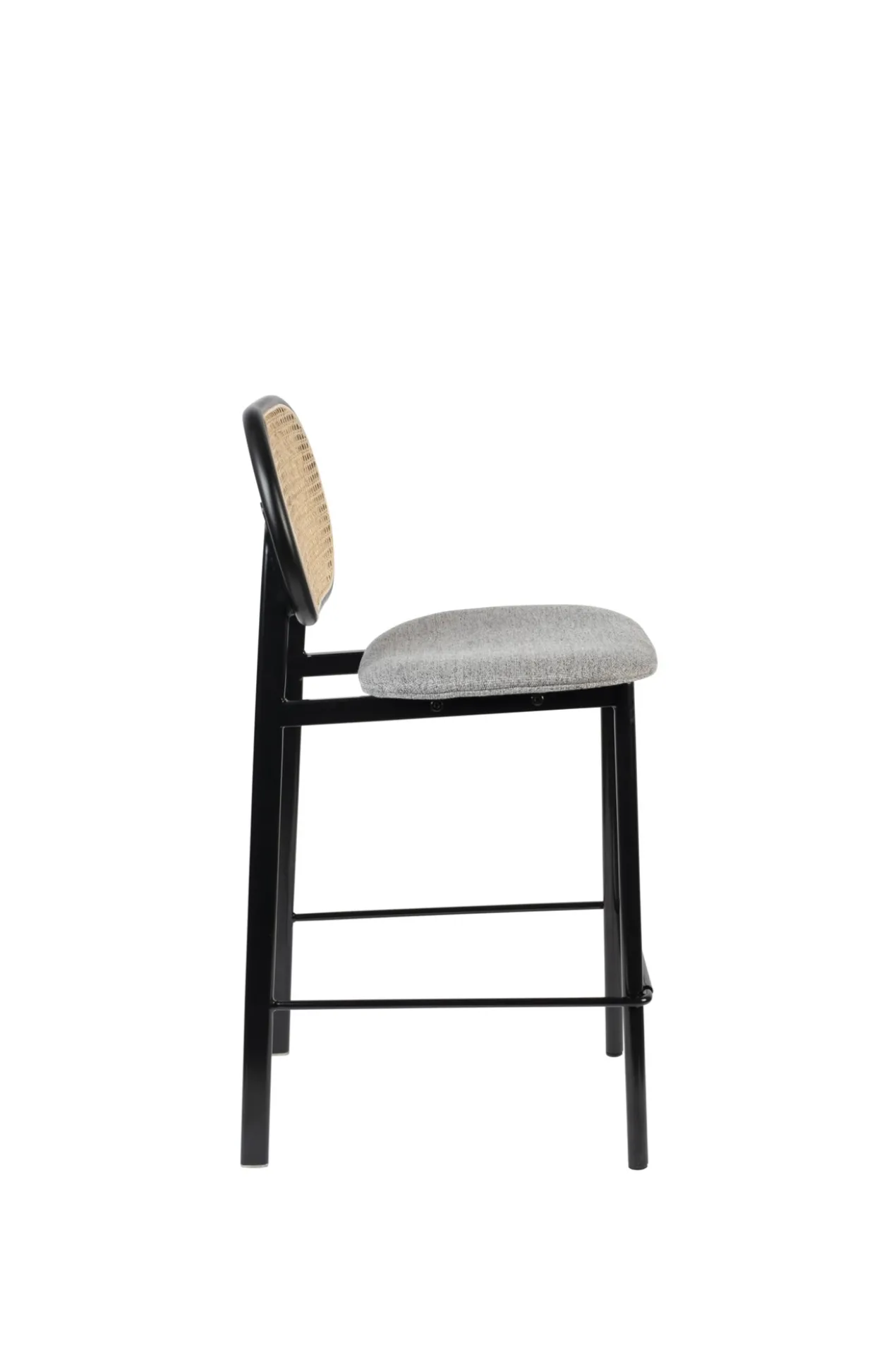 Counter stool spike natural/grey