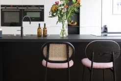 Counter stool spike natural/pink