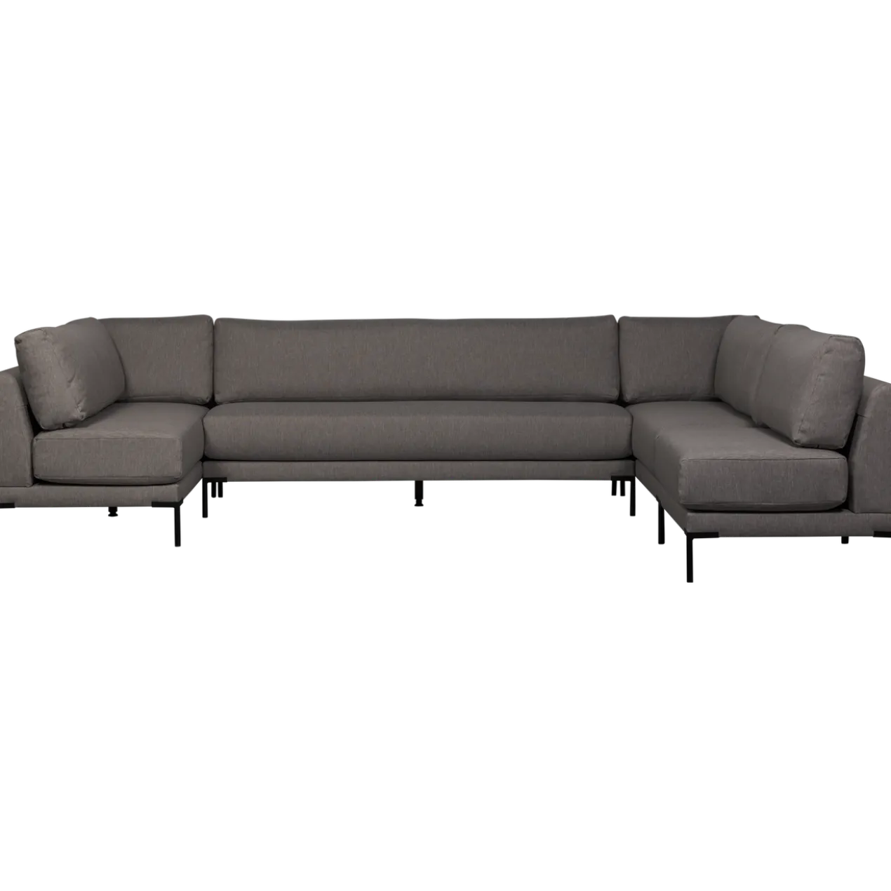 Couple eetbank element 200 cm grijs