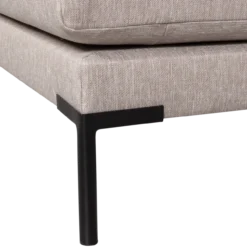 Couple eetbank element 100 cm naturel