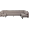Couple eetbank element 100 cm taupe