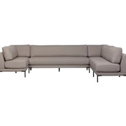 Couple eetbank element 100 cm taupe