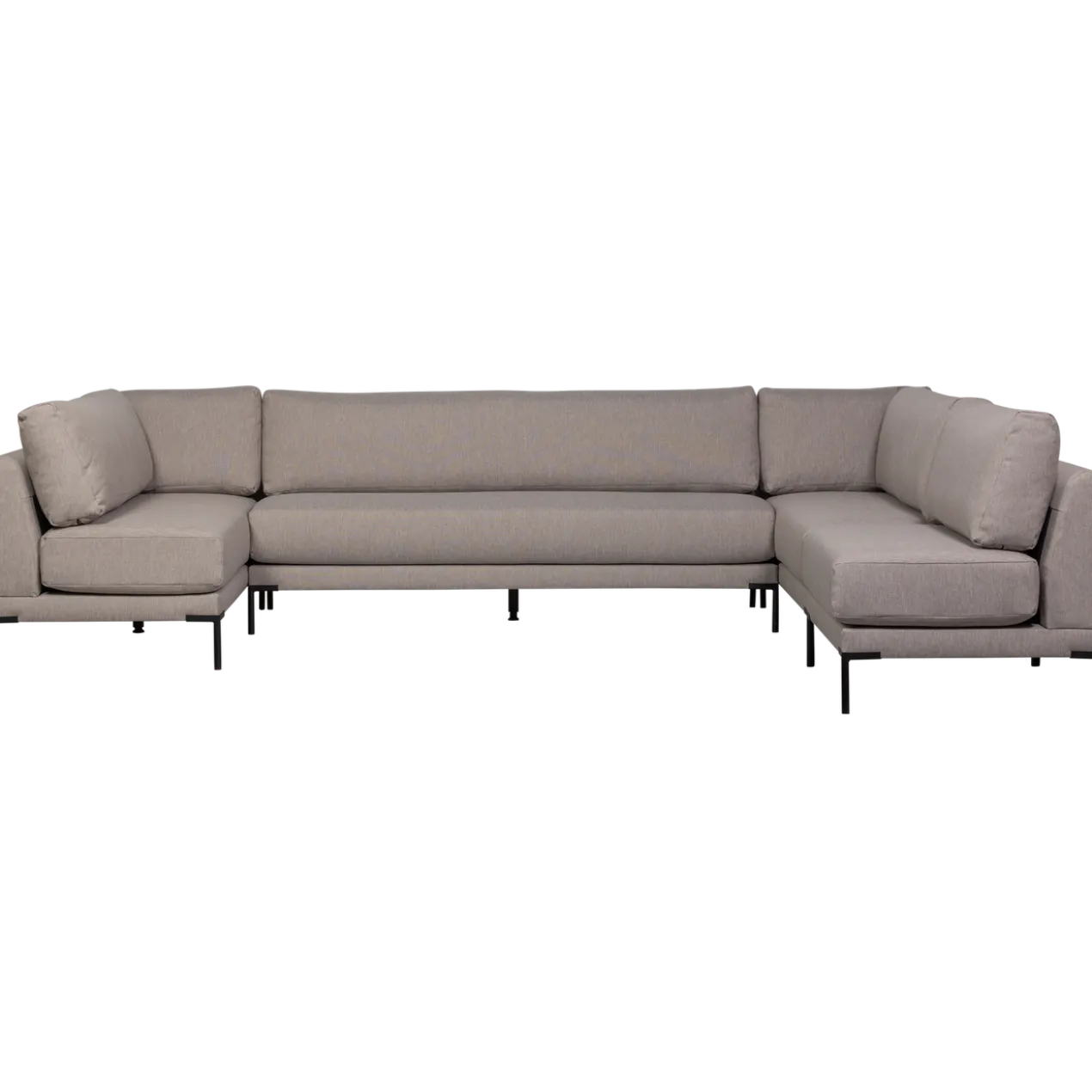Couple eetbank element 100 cm taupe