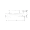 Couple lounge element links zand