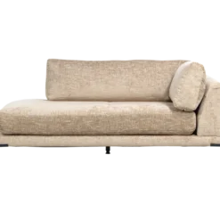 Couple lounge element rechts naturel melange