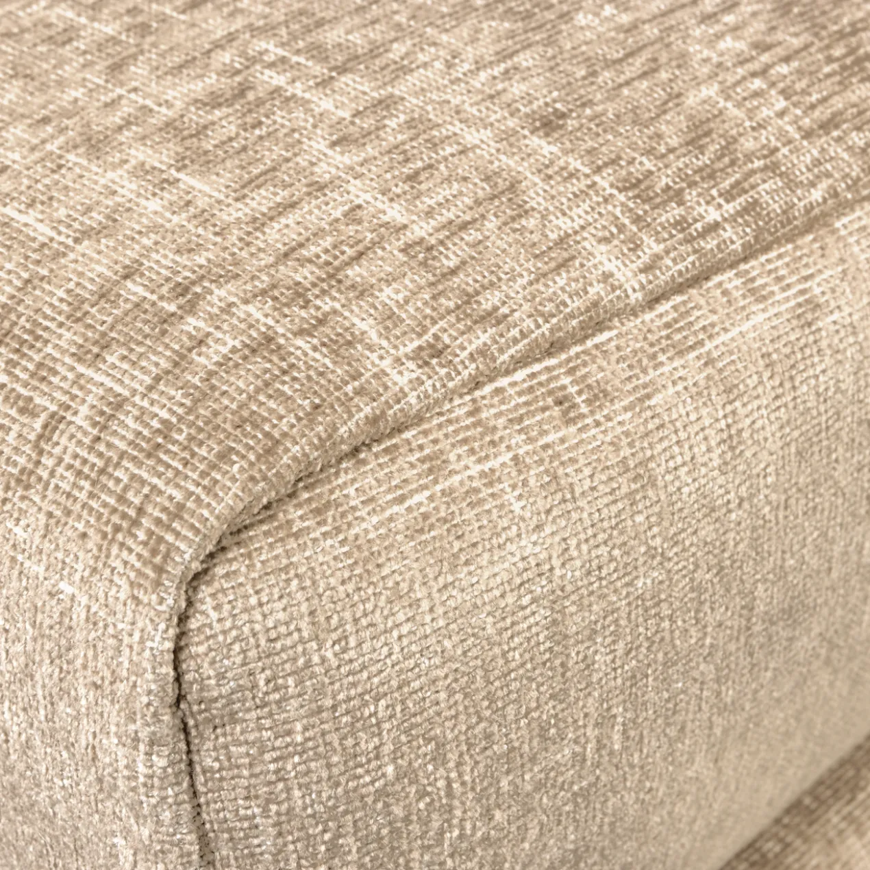 Couple lounge element rechts naturel melange