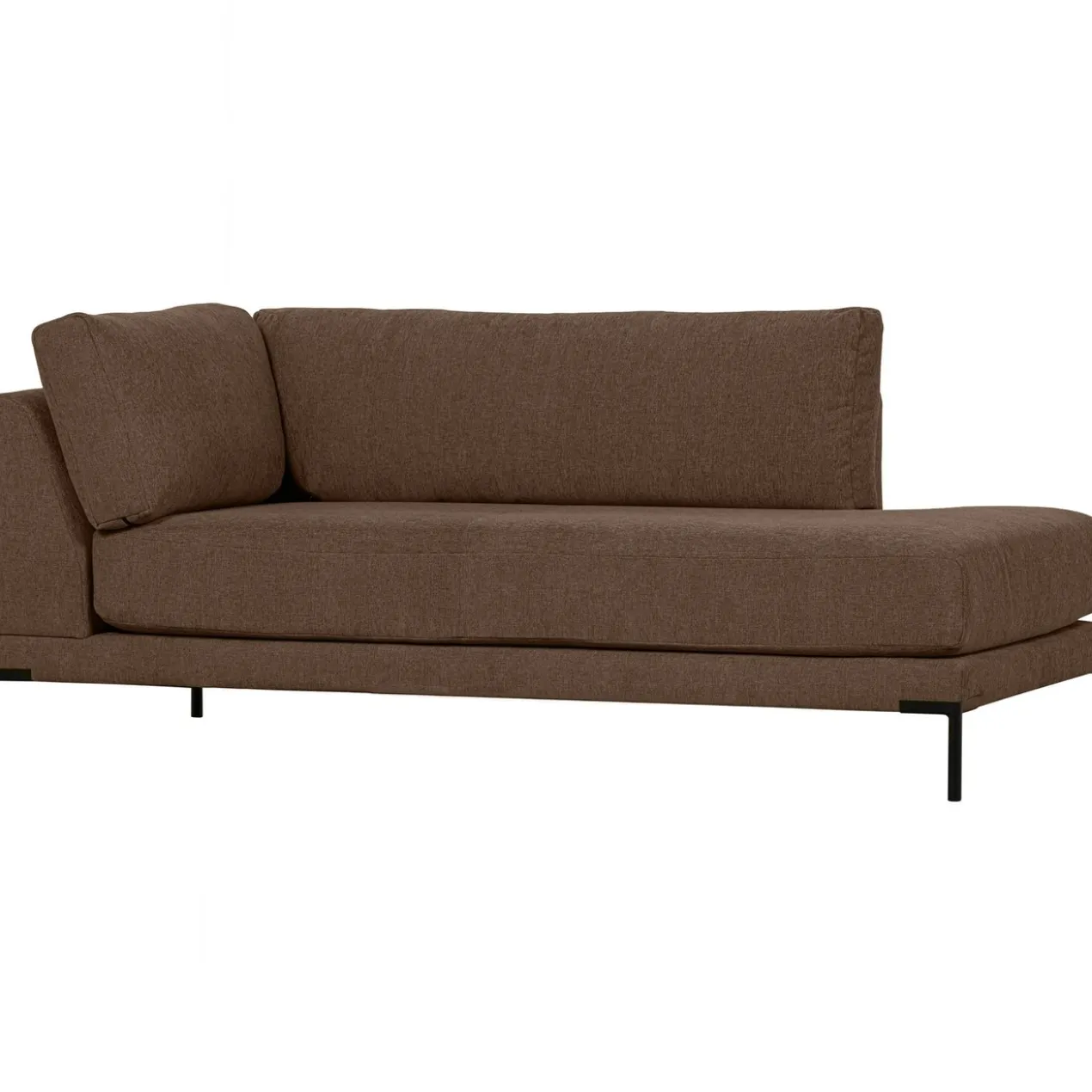 Couple lounge element rechts chocolade bruin