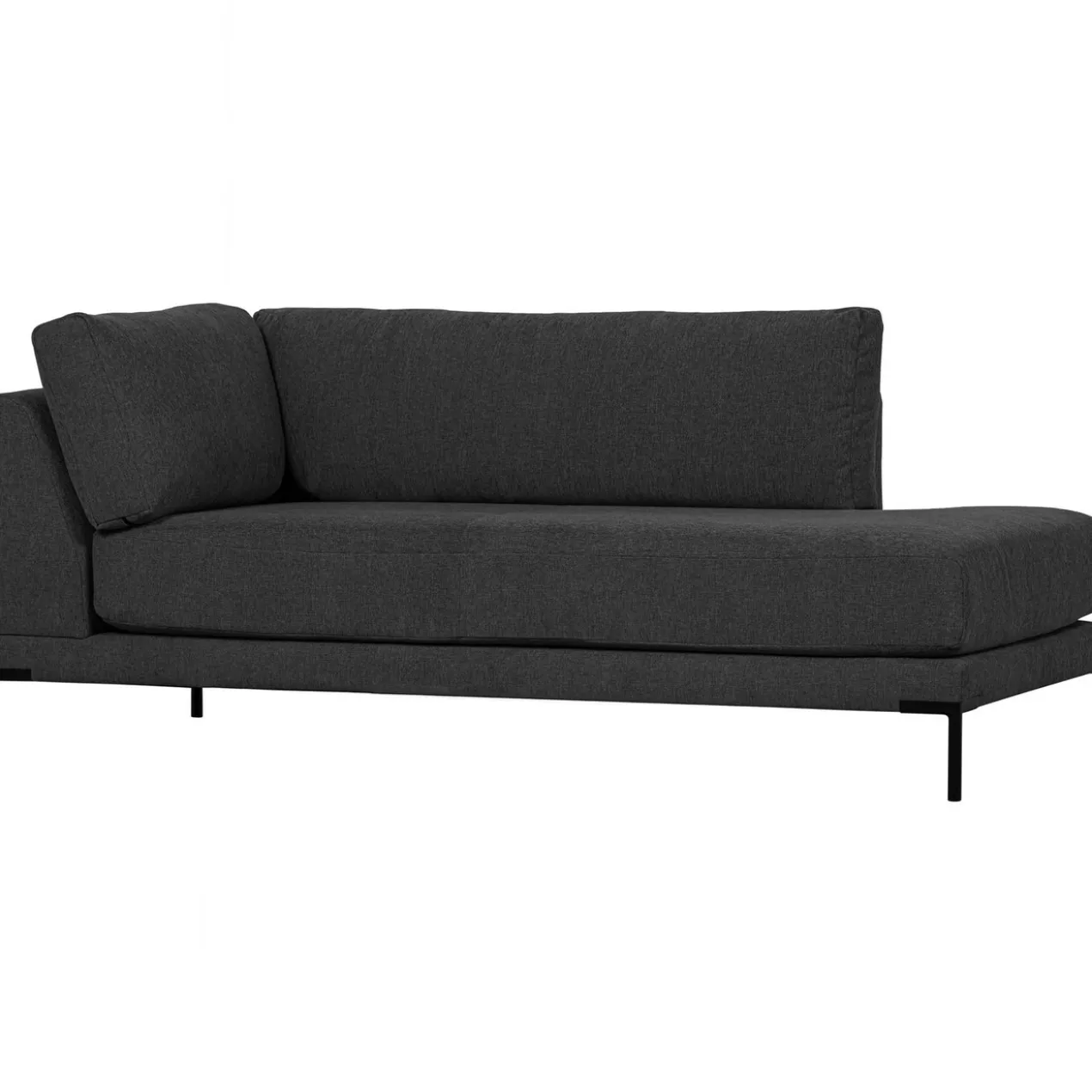 Couple lounge element rechts donkergrijs