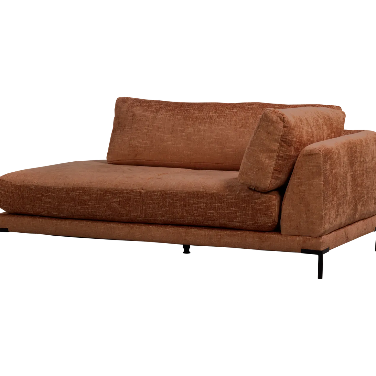 Couple lounge element rechts roest melange