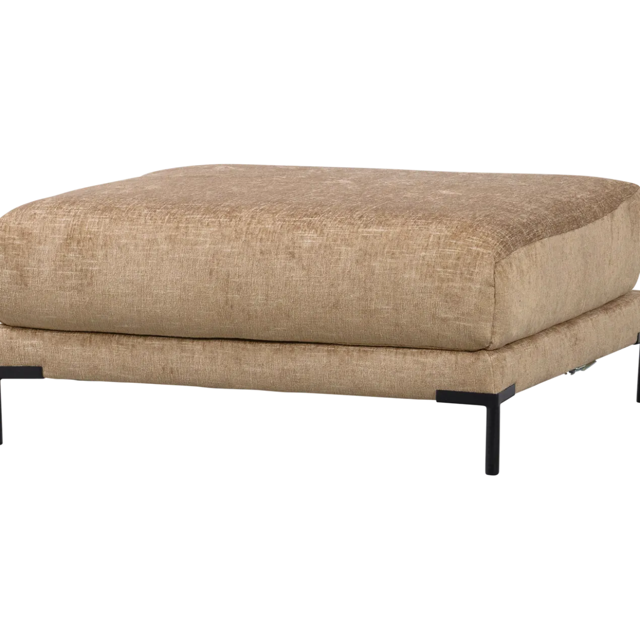 Couple poef 100 cm butter melange