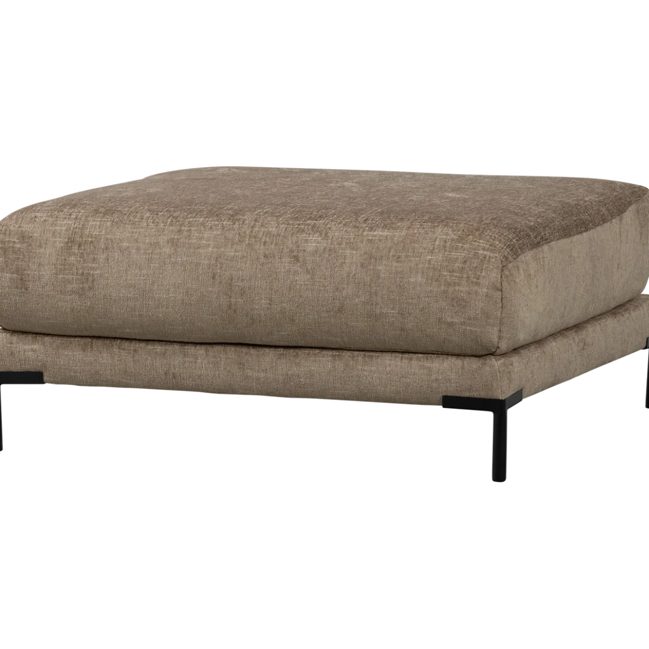 Couple poef 100 cm mud melange