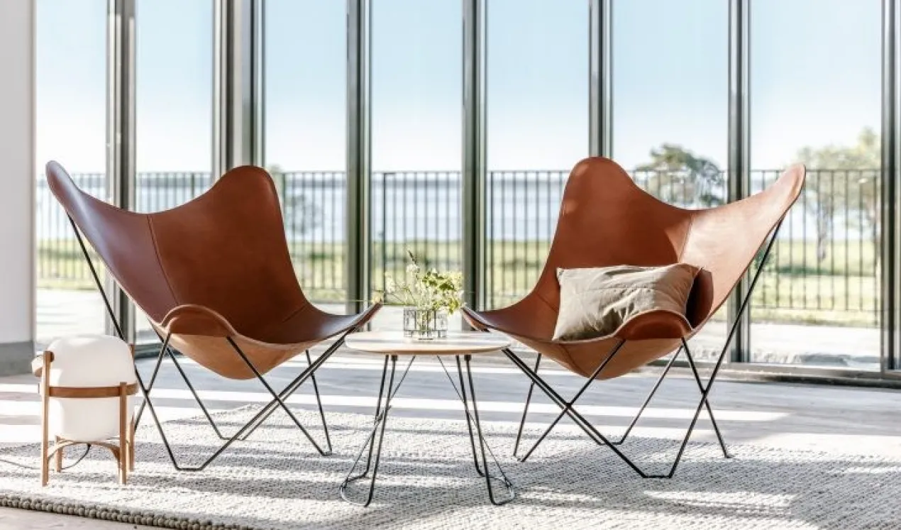 Cuero Design - Mariposa Chair pampas leer Mariposa Chair - chocolate