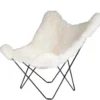 Cuero Design - Mariposa Chair schapenvacht Mariposa Chair - shorn white