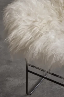 Cuero Design - Valhalla Chair - shorn white