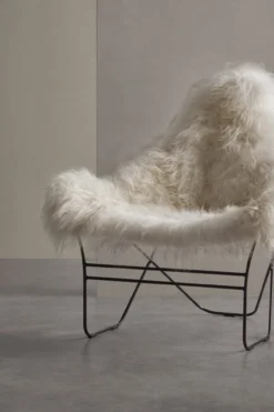 Cuero Design - Valhalla Chair - shorn white