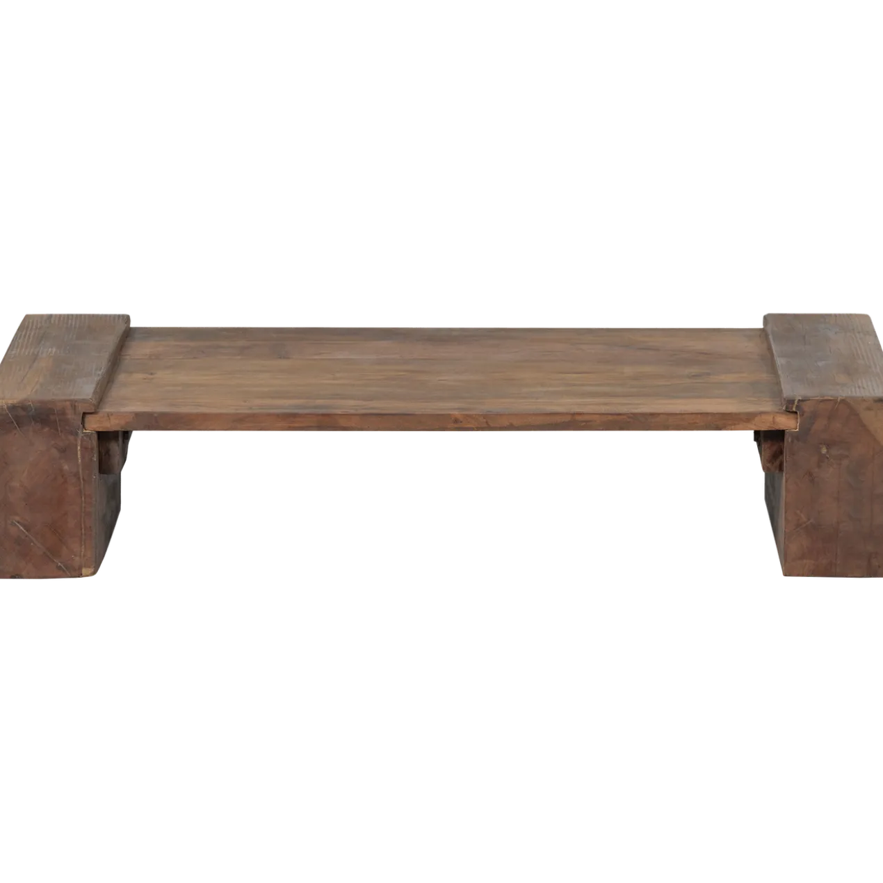 Cuno salontafel laag mangohout donkerbruin
