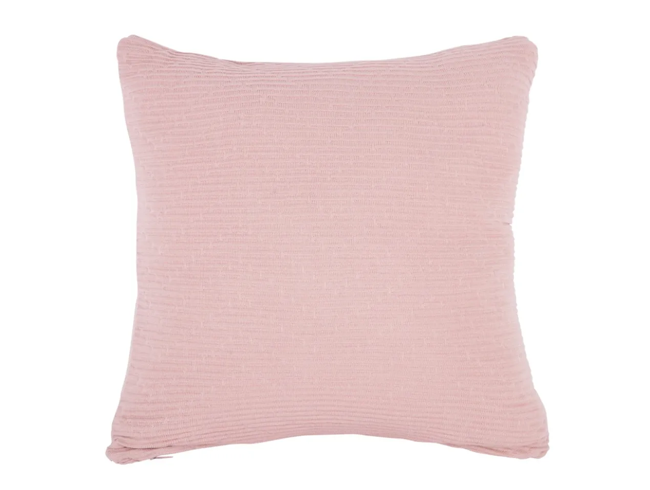 Cushion Zigzag knitted cotton soft pink