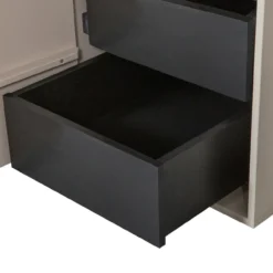 Daily closet single 200x50 cm grenen dakargrau [fsc]