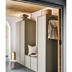 Daily closet single 110x50 cm grenen dakargrau [fsc]