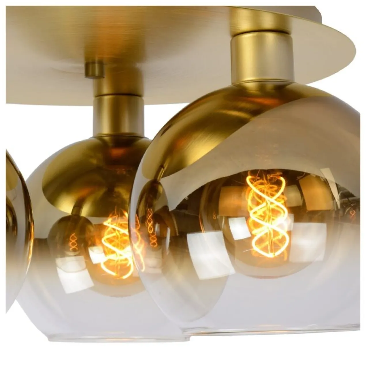 DAJANA PLAFONDLAMP 3-LICHTS GOUD