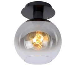 DAJANA PLAFONDLAMP 1-LICHTS ZWART