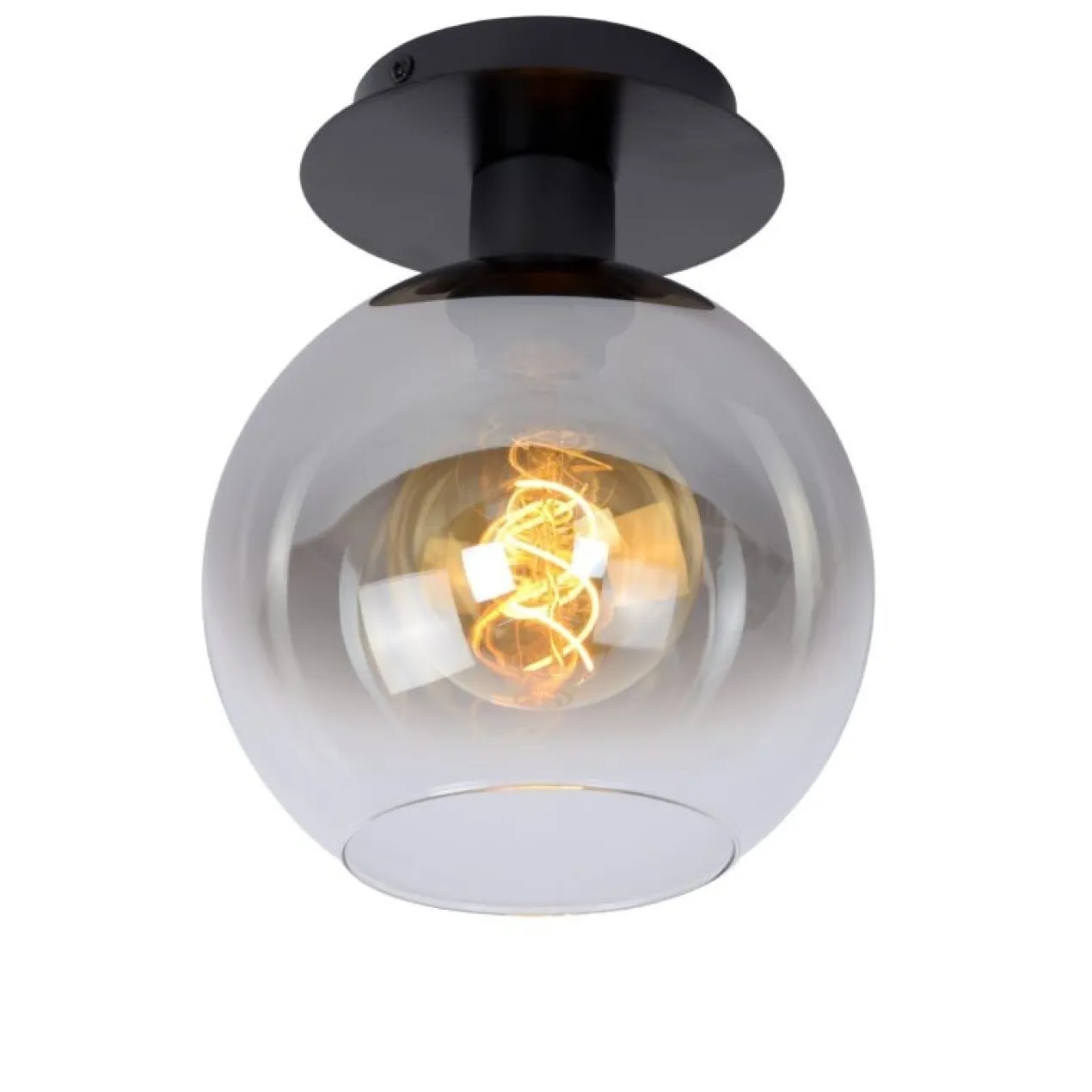 DAJANA PLAFONDLAMP 1-LICHTS ZWART
