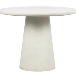 Damon eettafel betonlook wit 76xo100
