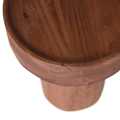 Dara bijzettafel mangohout bruin