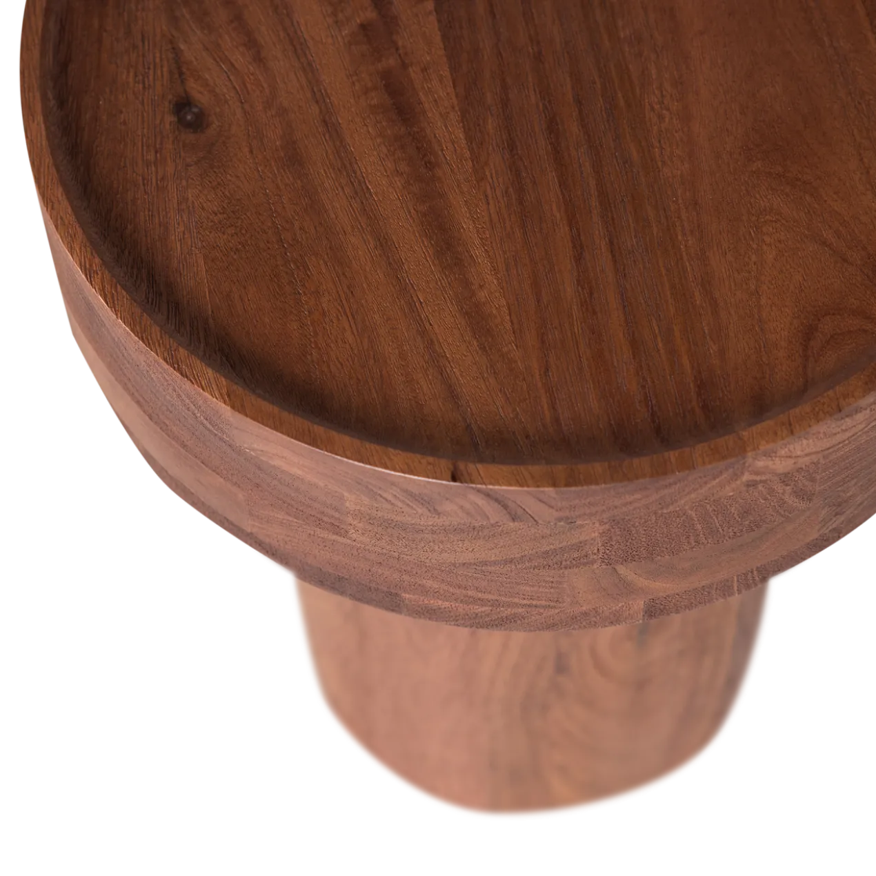 Dara bijzettafel mangohout bruin