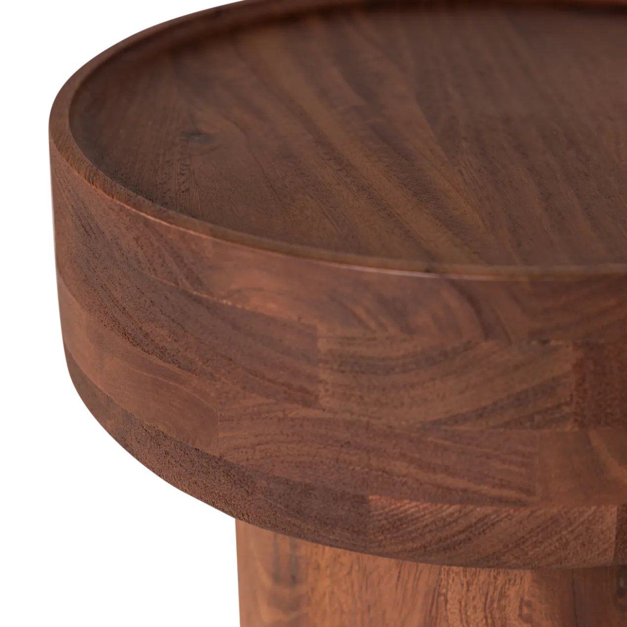Dara bijzettafel mangohout bruin