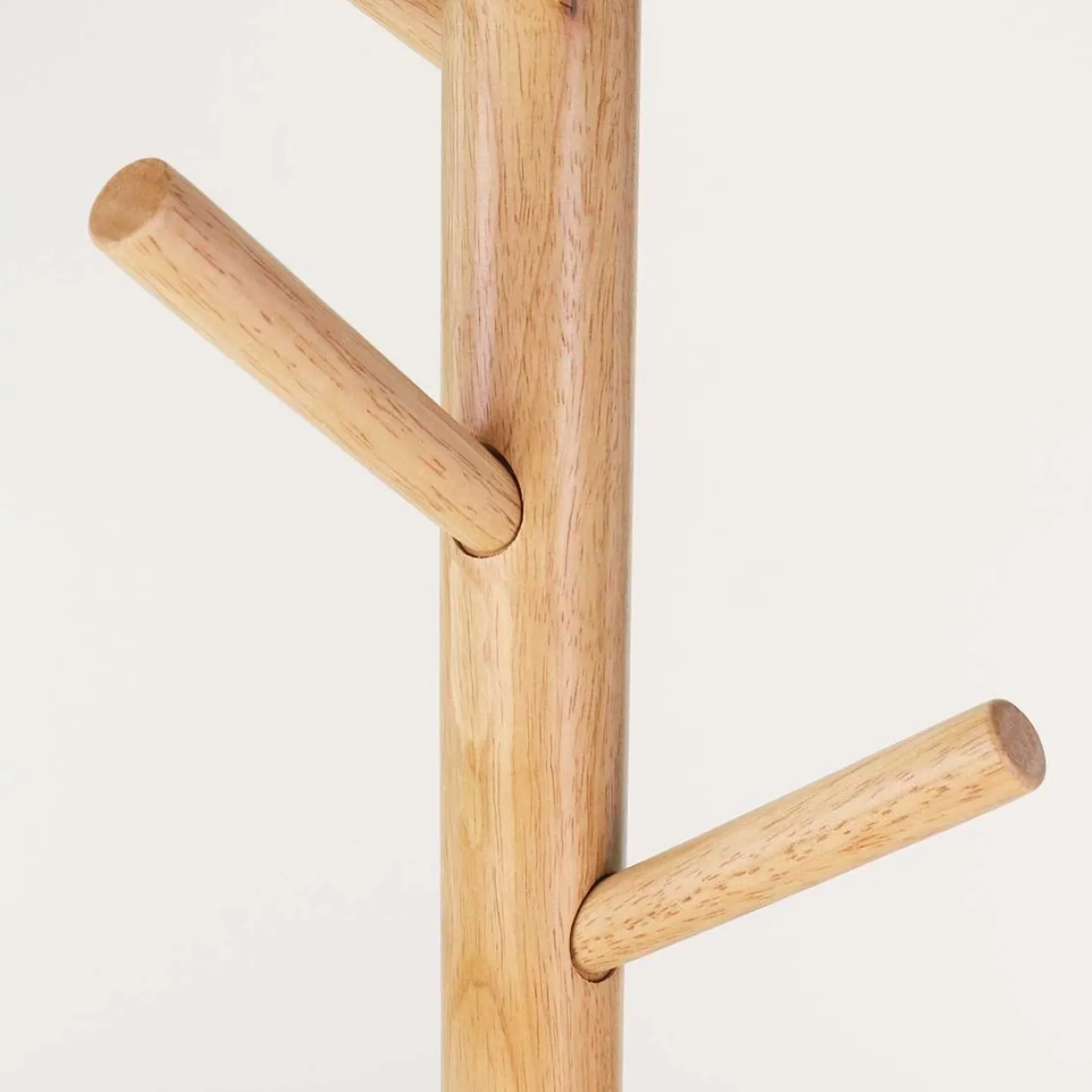Dean houten staande kapstok - 176 cm hoog Naturel