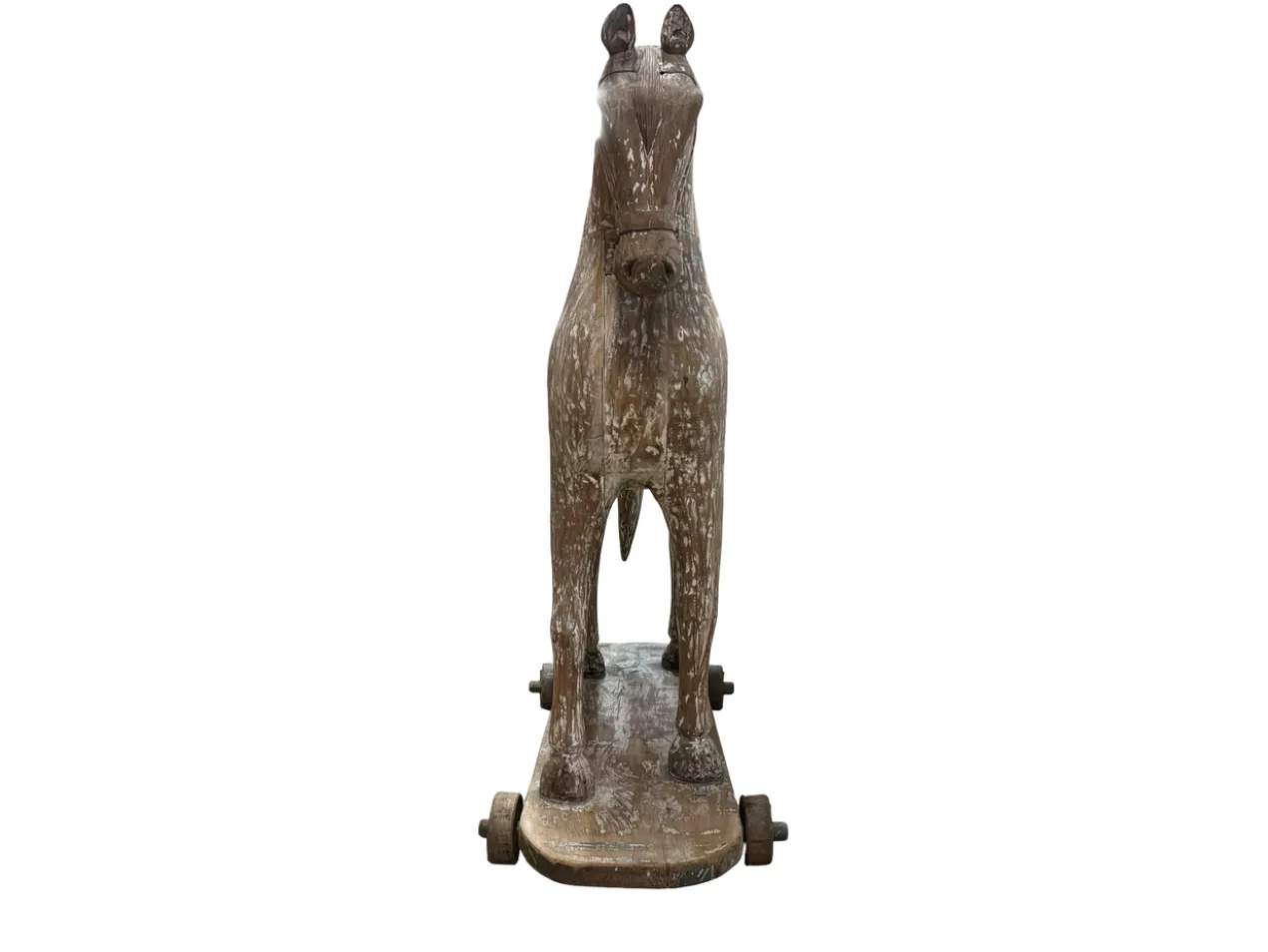 Decoratie houten paard groot