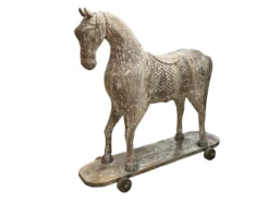 Decoratie houten paard groot
