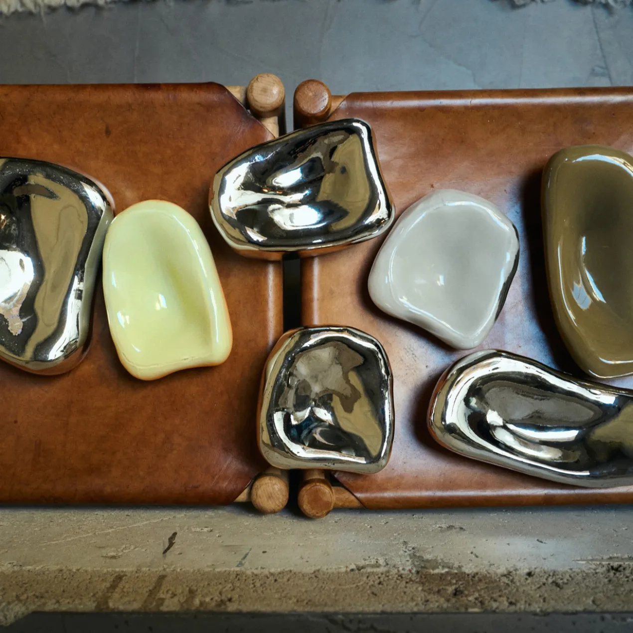 Decoratieobject glass sculpture Overcast