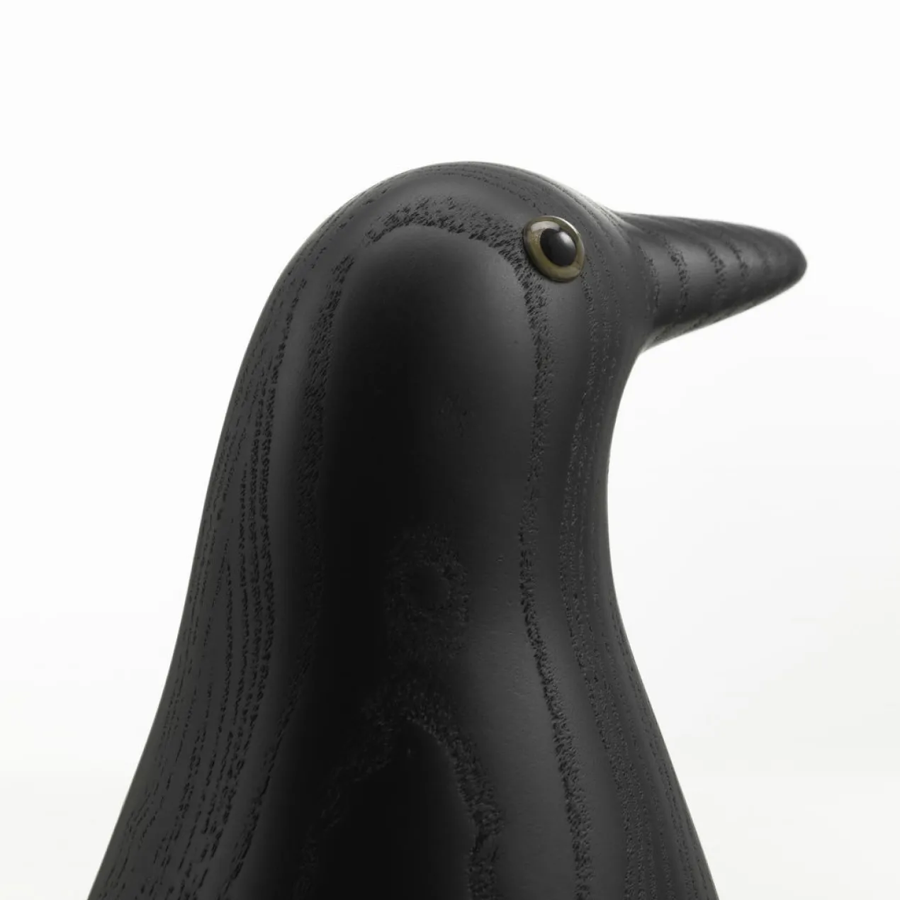 Decoratie object House Bird black ash