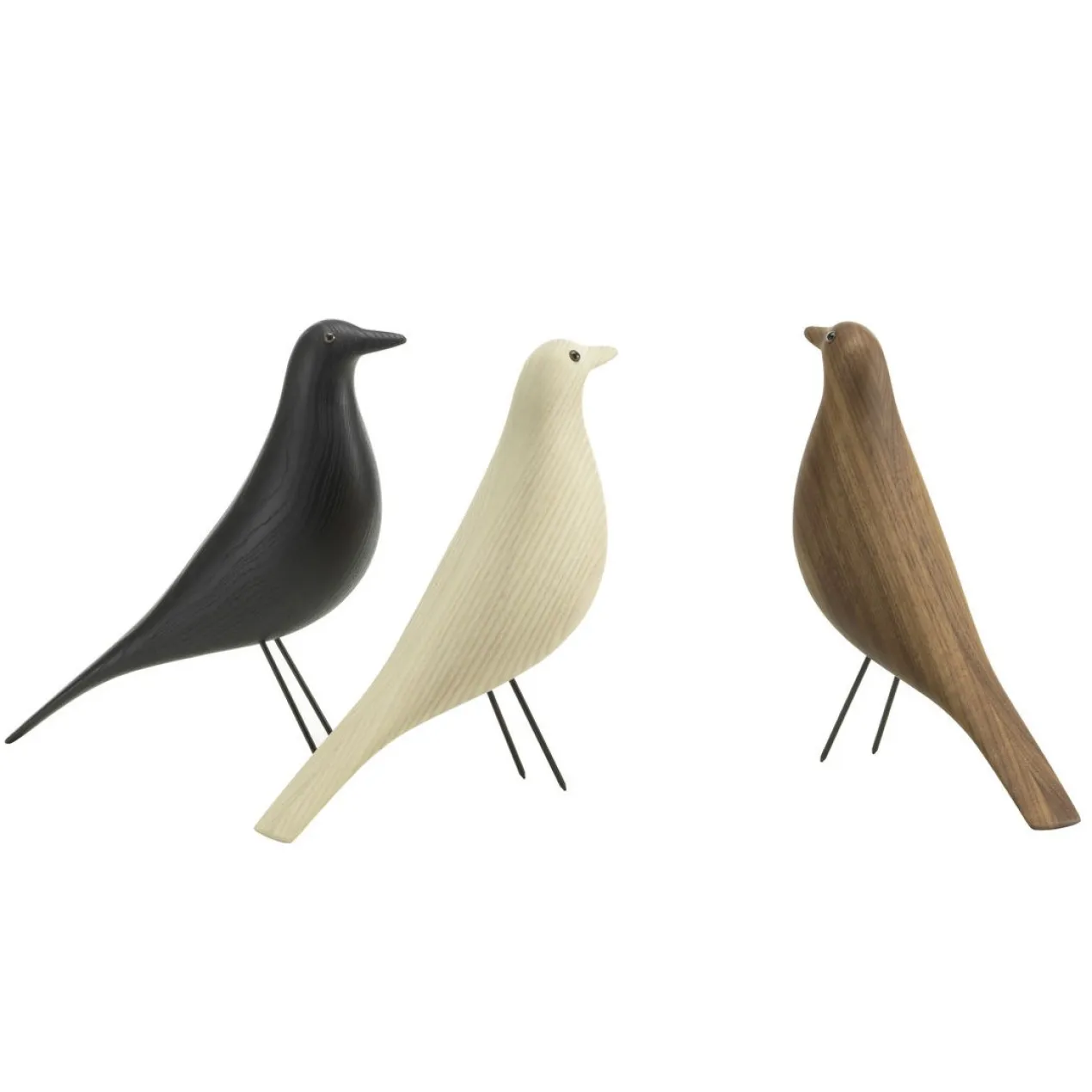Decoratie object House Bird cotton white