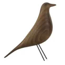 Decoratie object House Bird dark walnut
