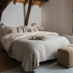 Dekbedovertrek Cotton Satin 140x220 cm almond