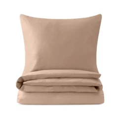 Dekbedovertrek Cotton Satin 140x220 cm misty rose