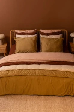 Dekbedovertrek Cotton Satin 200x220 cm misty rose