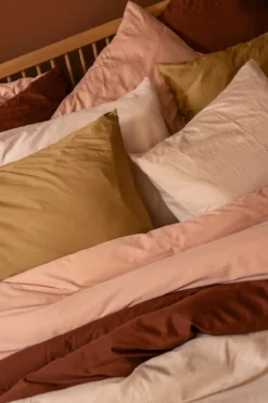 Dekbedovertrek Cotton Satin 240x220 cm misty rose